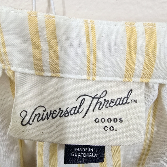 Universal Thread Plus Size Striped Tie Front Top - Picture 8 of 9